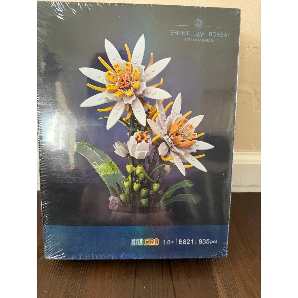 Educiro‎ Epiphyllum Bonsai Botanical Garden Building Set B821 835 Pcs New Sealed